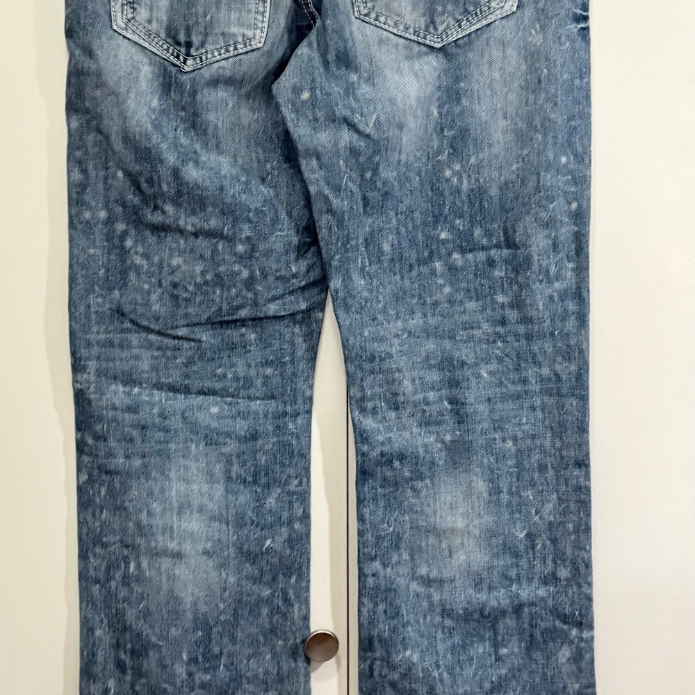 Crown Relaxed Fit Faded Blue Jeans - Picture 4 of 7